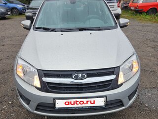 2014 Lada (ВАЗ) Granta I, серебристый, 675000 рублей, вид 1