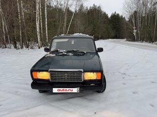 2006 Lada (ВАЗ) 2107, чёрный, 160000 рублей, вид 4