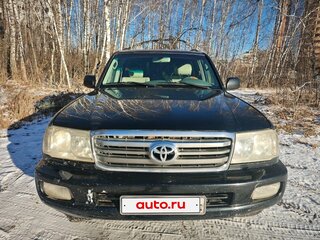 2003 Toyota Land Cruiser 100 Series Рестайлинг 1, чёрный, 1300000 рублей, вид 1