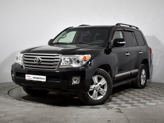 2012 Toyota Land Cruiser 200 Series Рестайлинг 1, чёрный, 2690000 рублей, вид 2
