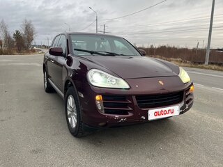 2008 Porsche Cayenne S I Рестайлинг (957), пурпурный, 900000 рублей, вид 2