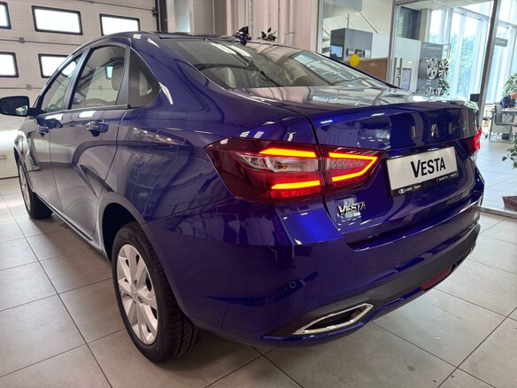 2026 Lada (ВАЗ) Vesta I Рестайлинг (NG), синий - вид 5