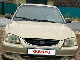 2006 Hyundai Accent ТагАЗ II, бежевый, 300000 рублей, вид 2