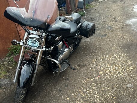 2012 Kawasaki VN900 Vulcan, чёрный, 800000 рублей, вид 1