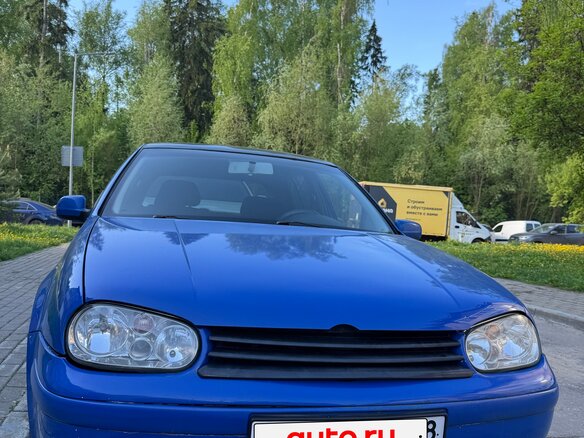 1998 Volkswagen Golf IV, синий, 215000 рублей - вид 5
