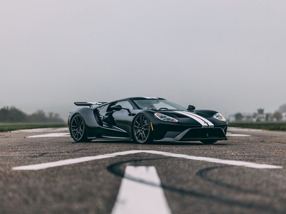 2022 Ford GT II, чёрный