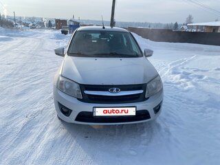 2015 Lada (ВАЗ) Granta I, серебристый, 430000 рублей, вид 2