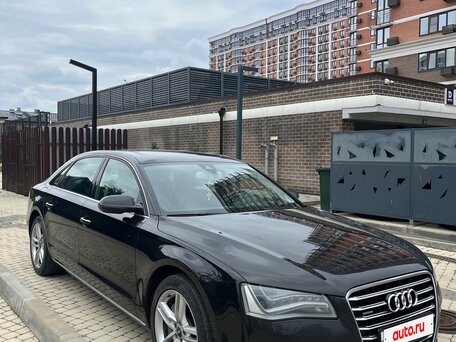 2013 Audi A8 Long III (D4), чёрный, 2040000 рублей, вид 3