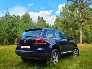 2008 Volkswagen Touareg I Рестайлинг, синий, 1250000 рублей, вид 3