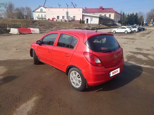 2007 Opel Corsa D, красный, 300000 рублей - вид 3