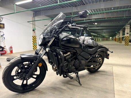 2023 Kawasaki EN650 Vulcan S, чёрный, 609000 рублей, вид 2