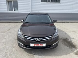 2016 Hyundai Solaris I Рестайлинг, коричневый, 1150000 рублей, вид 2