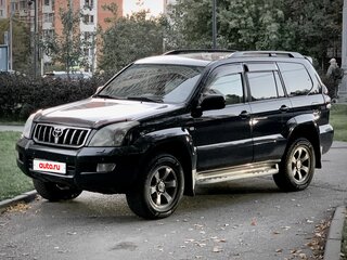 2008 Toyota Land Cruiser Prado 5-speed 120 Series Рестайлинг, чёрный, 2150000 рублей, вид 1