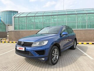 2018 Volkswagen Touareg II Рестайлинг, голубой, 2890000 рублей, вид 1