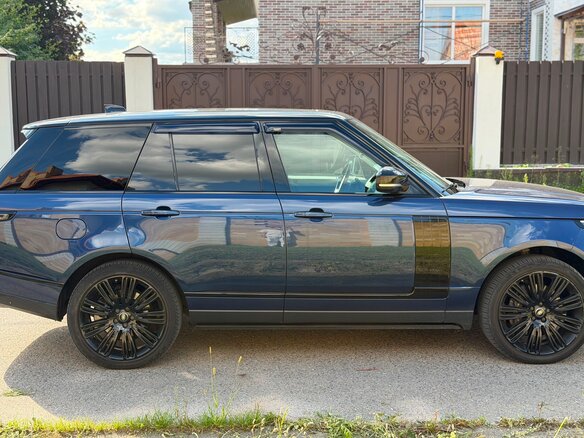 2020 Land Rover Range Rover IV Рестайлинг, синий, 9850000 рублей - вид 7