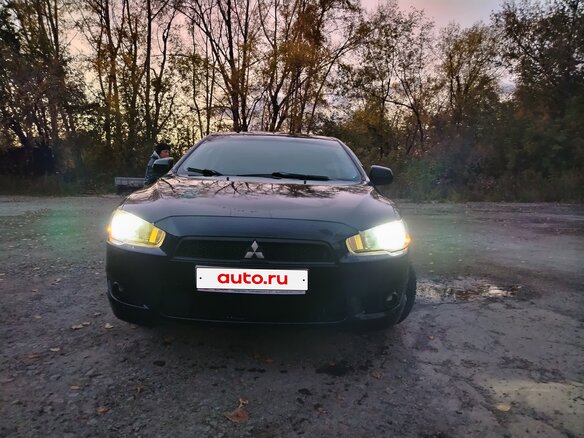 2008 Mitsubishi Lancer X, чёрный, 780000 рублей - вид 1