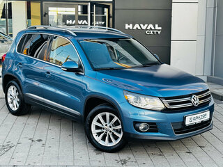 2011 Volkswagen Tiguan I Рестайлинг, синий, 1133000 рублей, вид 2