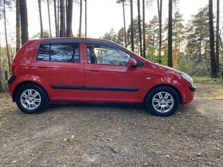 2008 Hyundai Getz I Рестайлинг, красный, 590000 рублей, вид 3