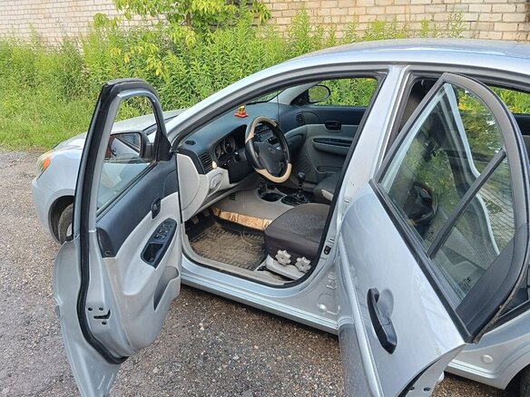 2008 Hyundai Verna II, серебристый - вид 6