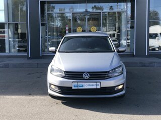 2015 Volkswagen Polo V Рестайлинг, серебристый, 838500 рублей, вид 2