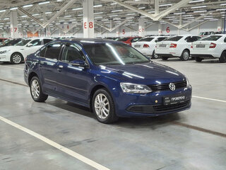 2014 Volkswagen Jetta VI Рестайлинг, синий, 705000 рублей, вид 3