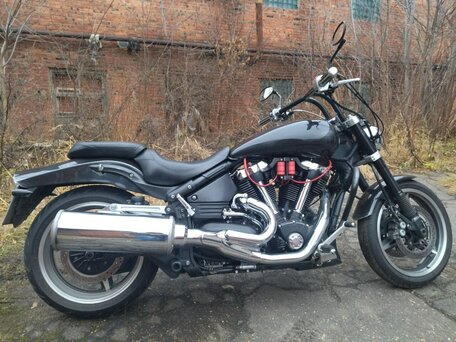2003 Yamaha XV 1700 Warrior, чёрный, 510000 рублей, вид 1