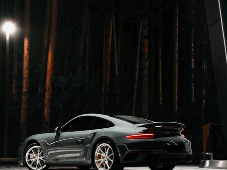 2017 Porsche 911 Turbo S VII (991) Рестайлинг, серый, 13750000 рублей, вид 5
