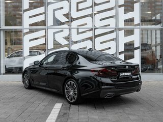 2018 BMW 5 серии 530i xDrive VII (G30/G31/G38), чёрный, 3474900 рублей, вид 2