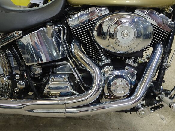 2003 Harley-Davidson Softail Deuce, бежевый, 615000 рублей - вид 12
