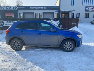 2014 Mitsubishi ASX I Рестайлинг, синий, 1150000 рублей, вид 4