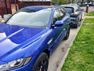 2018 Jaguar F-Pace I, синий, 2800000 рублей, вид 2