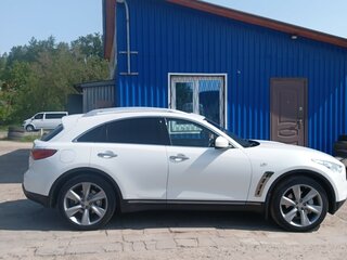 2013 Infiniti FX30d II (S51) Рестайлинг, белый, 1900000 рублей, вид 2