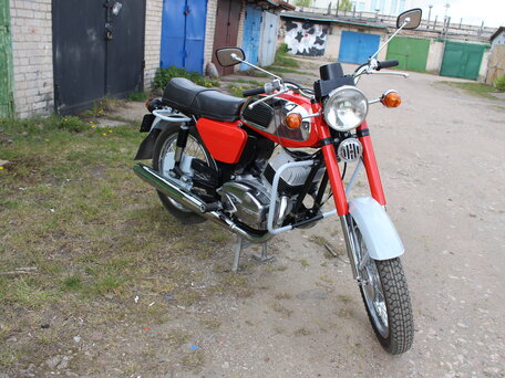 1977 Jawa 350/634, красный, 300000 рублей, вид 5