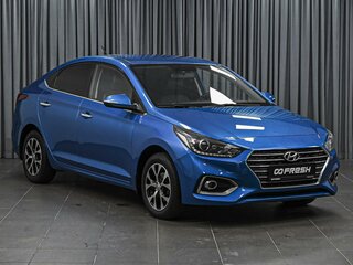 2018 Hyundai Solaris II, синий, 1538000 рублей, вид 1