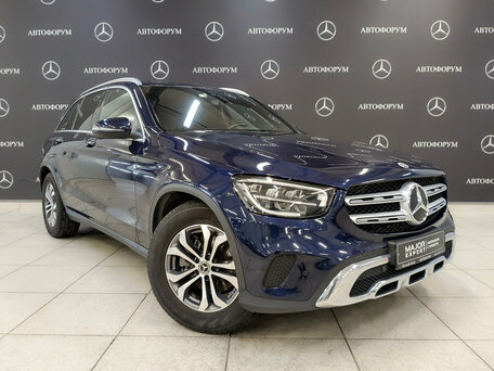 2021 Mercedes-Benz GLC 220 d I (X253) Рестайлинг, синий, 4090000 рублей, вид 3