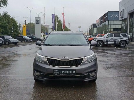 2015 Kia Rio III Рестайлинг, серый, 736000 рублей, вид 2