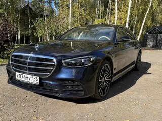 2022 Mercedes-Benz S-Класс 500 Long 4MATIC VII (W223), синий, 8850000 рублей, вид 1