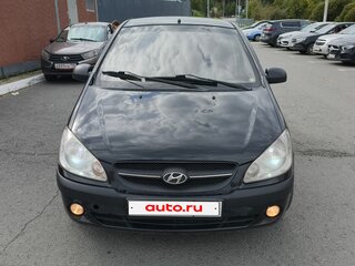 2008 Hyundai Getz I Рестайлинг, чёрный, 375000 рублей, вид 2