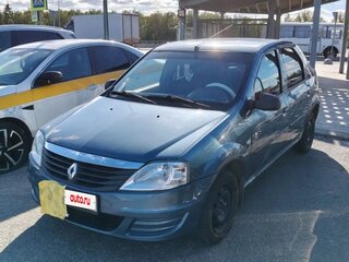 2010 Renault Logan I Рестайлинг, синий, 510000 рублей, вид 1