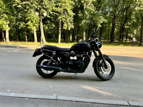 2018 Triumph Bonneville T120, чёрный, 1100000 рублей, вид 3