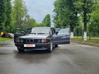 1991 BMW 5 серии 520i III (E34), чёрный, 590000 рублей, вид 5