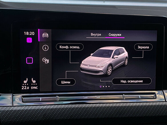 2021 Volkswagen Golf R VIII, чёрный, 4550000 рублей - вид 21