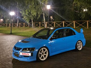 2007 Mitsubishi Lancer Evolution IX, голубой, 2800000 рублей, вид 1