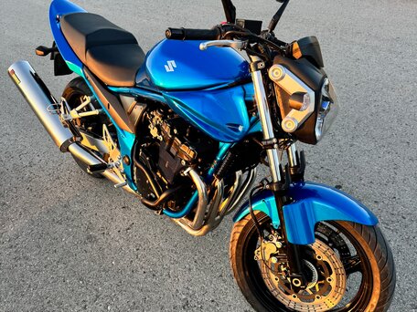 2005 Suzuki Bandit GSF 650, синий, 390000 рублей, вид 2