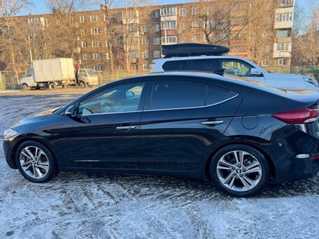 2016 Hyundai Elantra VI (AD), чёрный, 1000000 рублей, вид 5