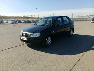 2011 Renault Logan I Рестайлинг, чёрный, 490000 рублей, вид 1