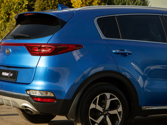 2021 Kia Sportage IV Рестайлинг, синий, 2753000 рублей - вид 20