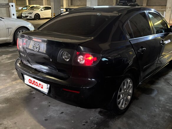 2008 Mazda 3 I (BK) Рестайлинг, чёрный - вид 7
