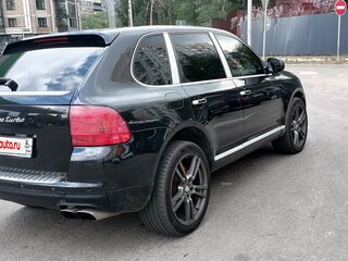 2006 Porsche Cayenne Turbo I (955), чёрный, 750000 рублей, вид 4