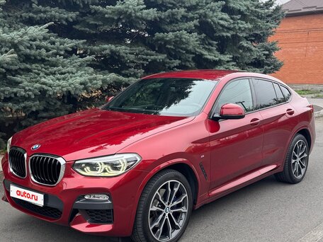 2018 BMW X4 30i II (G02), красный, 4100000 рублей, вид 2